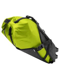 Rückansicht von VAUDE Trailsaddle II Fahrradtasche bright green/black