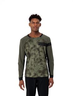 Rückansicht von VAUDE Men's Moab LS PRO Shirt T-Shirt Herren khaki