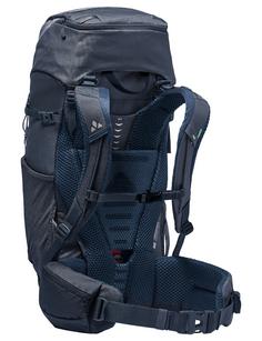 Rückansicht von VAUDE Women's Asymmetric 38+8 Wanderrucksack Damen eclipse