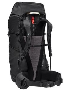 Rückansicht von VAUDE Avox 75+10 Wanderrucksack black