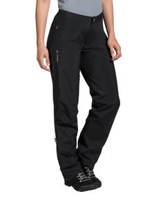 Rückansicht von VAUDE Women's Yaras Rain Pants III Funktionshose Damen black