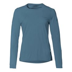 VAUDE Women's Yaras LS Wool Shirt T-Shirt Damen blue gray