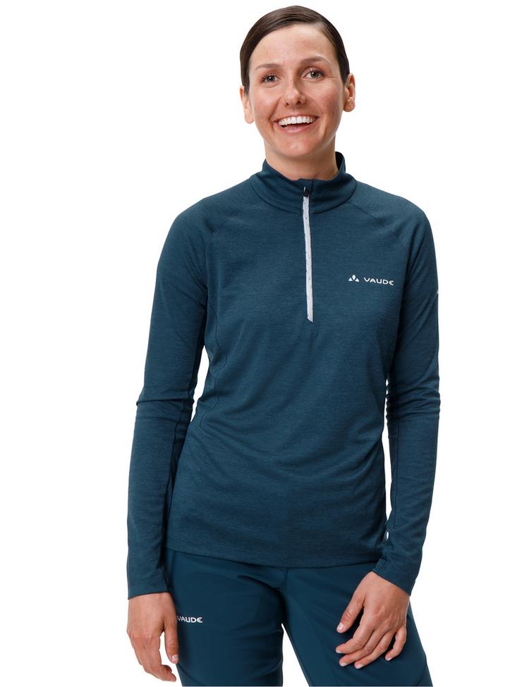VAUDE VAUDE Women's Larice Light Shirt II Sweatshirt Damen - dark sea - 0 | SportScheck