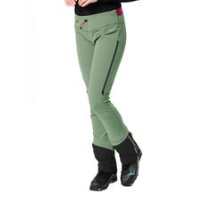 Rückansicht von VAUDE Women's Larice Light Pants III Funktionshose Damen willow green
