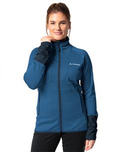 Rückansicht von VAUDE Women's Monviso Fleece FZ Jacket II Outdoorjacke Damen ultramarine