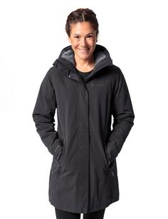 Rückansicht von VAUDE Women's Skomer Wool Parka II Outdoorjacke Damen black