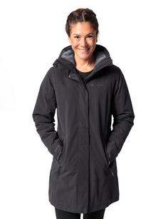 Rückansicht von VAUDE Women's Skomer Wool Parka II Outdoorjacke Damen black