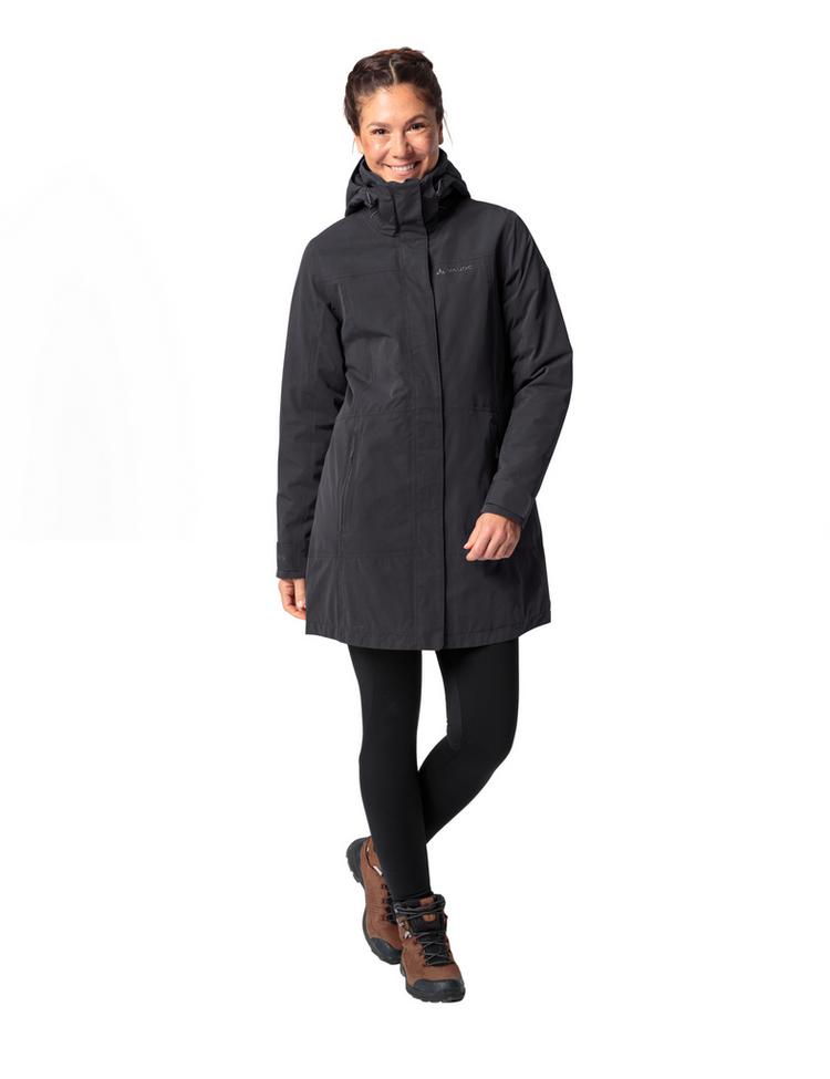 VAUDE VAUDE Women's Skomer Wool Parka II Outdoorjacke Damen - black - 2 | SportScheck