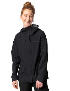 Rückansicht von VAUDE Women's Comyou Rain Jacket Outdoorjacke Damen black