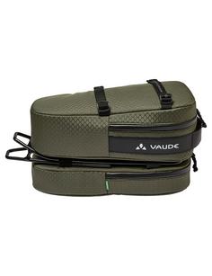 Rückansicht von VAUDE Cyclist Saddle Bag Fahrradtasche khaki