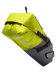 Rückansicht von VAUDE Trailsaddle Compact Fahrradtasche bright green/black