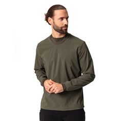 Rückansicht von VAUDE Men's All Year Moab Sweater Sweatshirt Herren khaki