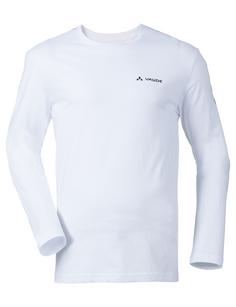 VAUDE Men's Brand LS Shirt T-Shirt Herren white