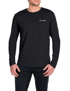 Rückansicht von VAUDE Men's Brand LS Shirt T-Shirt Herren black