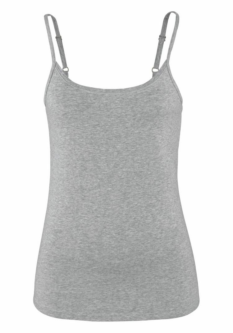 Vivance Vivance Spaghettitop Spaghettitop Damen - grau - schwarz - 2 | SportScheck