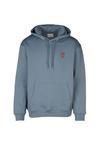 Cleptomanicx Sketch Gull Hoodie Herren - Blue Mirage
