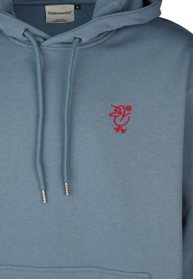 Cleptomanicx Cleptomanicx Sketch Gull Hoodie Herren - Blue Mirage - 2 | SportScheck