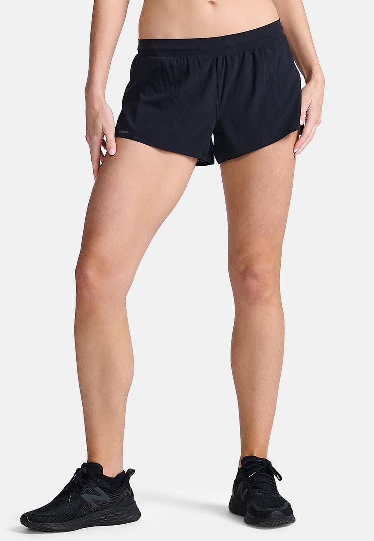 2XU 2XU Light Speed 3 Inch Short Funktionsshorts Damen - black-black reflective - 0 | SportScheck