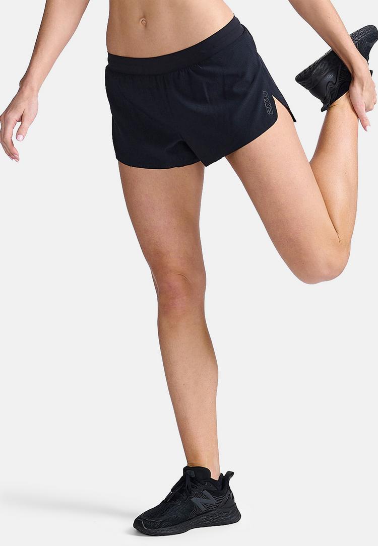 2XU 2XU Light Speed 3 Inch Short Funktionsshorts Damen - black-black reflective - 2 | SportScheck