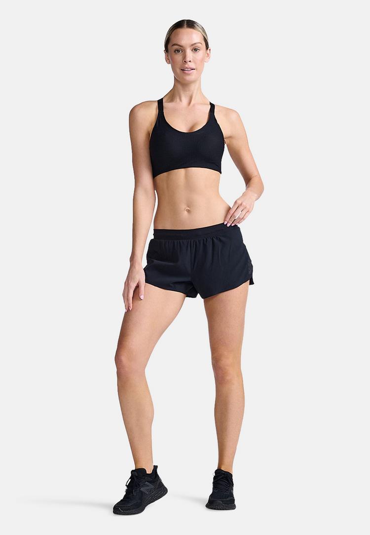 2XU 2XU Light Speed 3 Inch Short Funktionsshorts Damen - black-black reflective - 3 | SportScheck