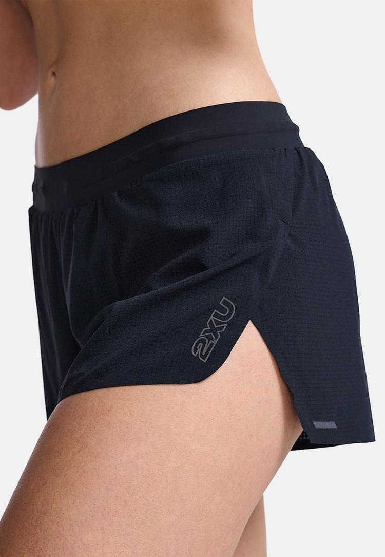 2XU 2XU Light Speed 3 Inch Short Funktionsshorts Damen - black-black reflective - 5 | SportScheck