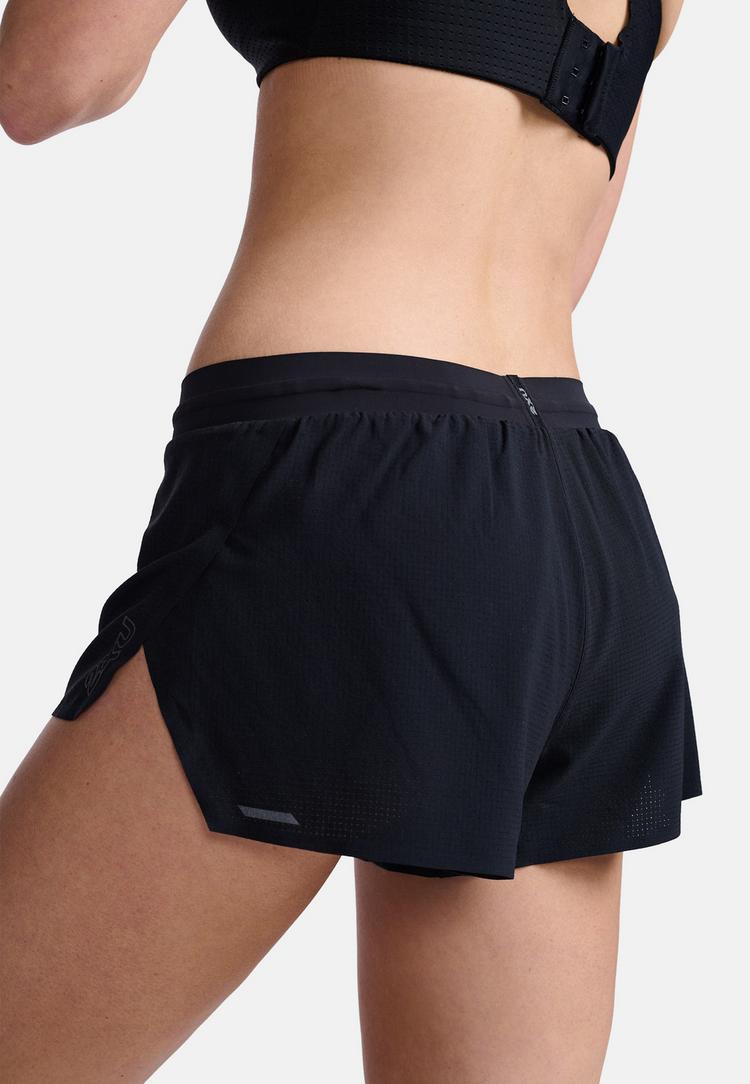 2XU 2XU Light Speed 3 Inch Short Funktionsshorts Damen - black-black reflective - 6 | SportScheck