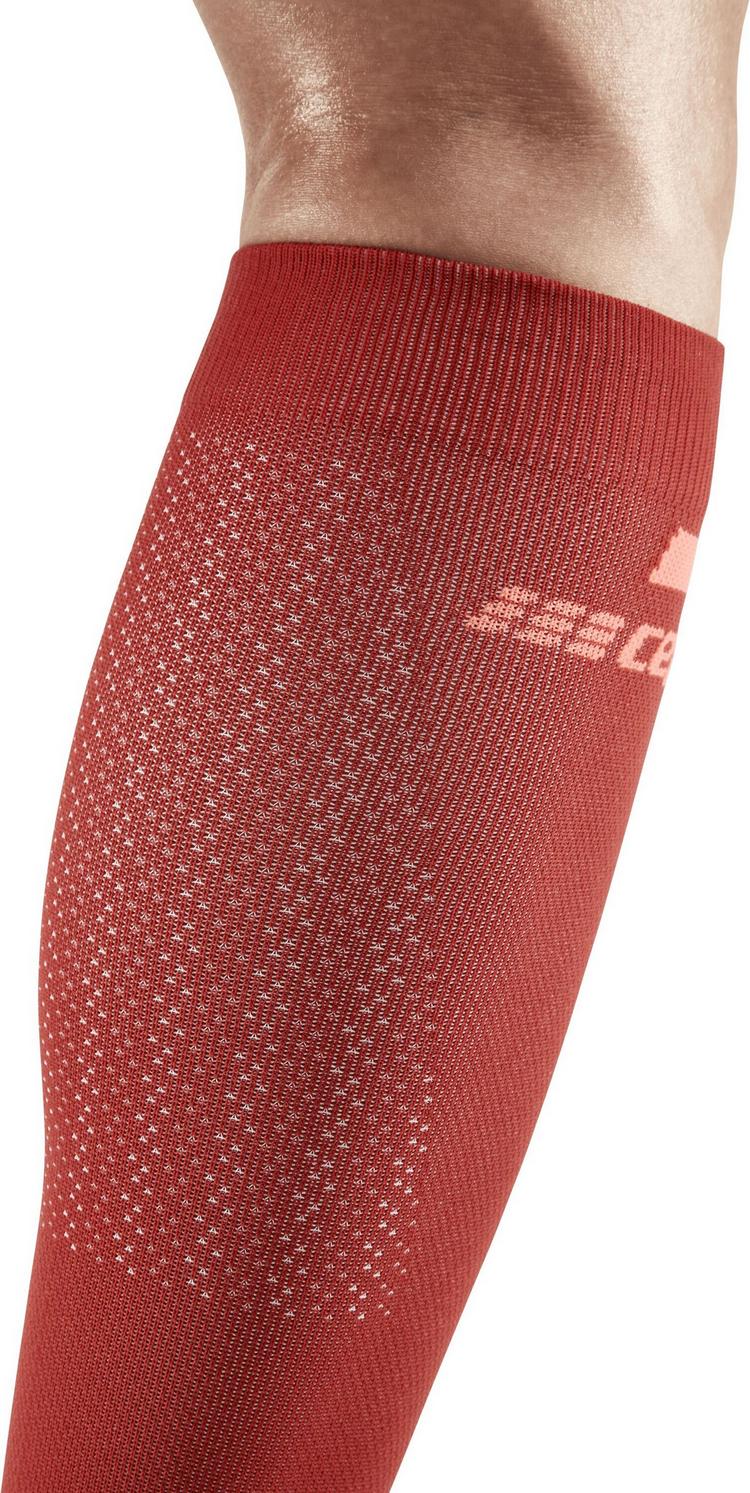 CEP CEP THE RUN COMPRESSION SOCKS KNEE-HIGH Socken Damen - red/off white - 1 | SportScheck