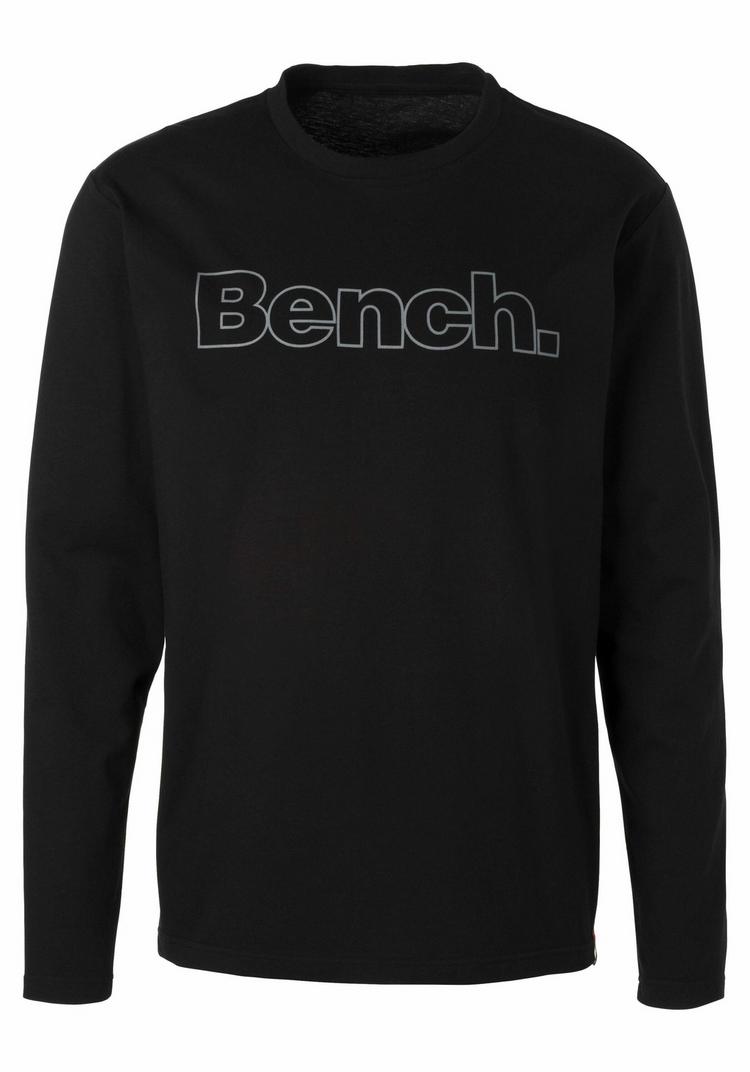 Bench Bench Langarmshirt Langarmshirt Herren - petrol - schwarz - 1 | SportScheck