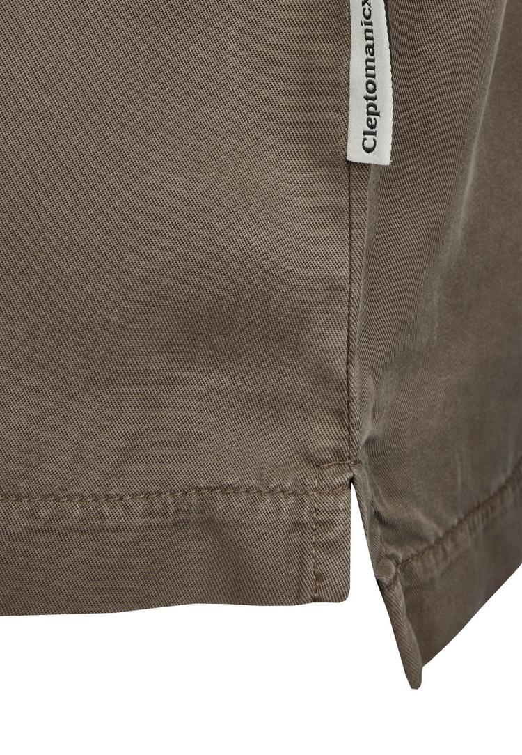 Cleptomanicx Cleptomanicx Easy Kurzarmhemd Herren - Shitake - 3 | SportScheck