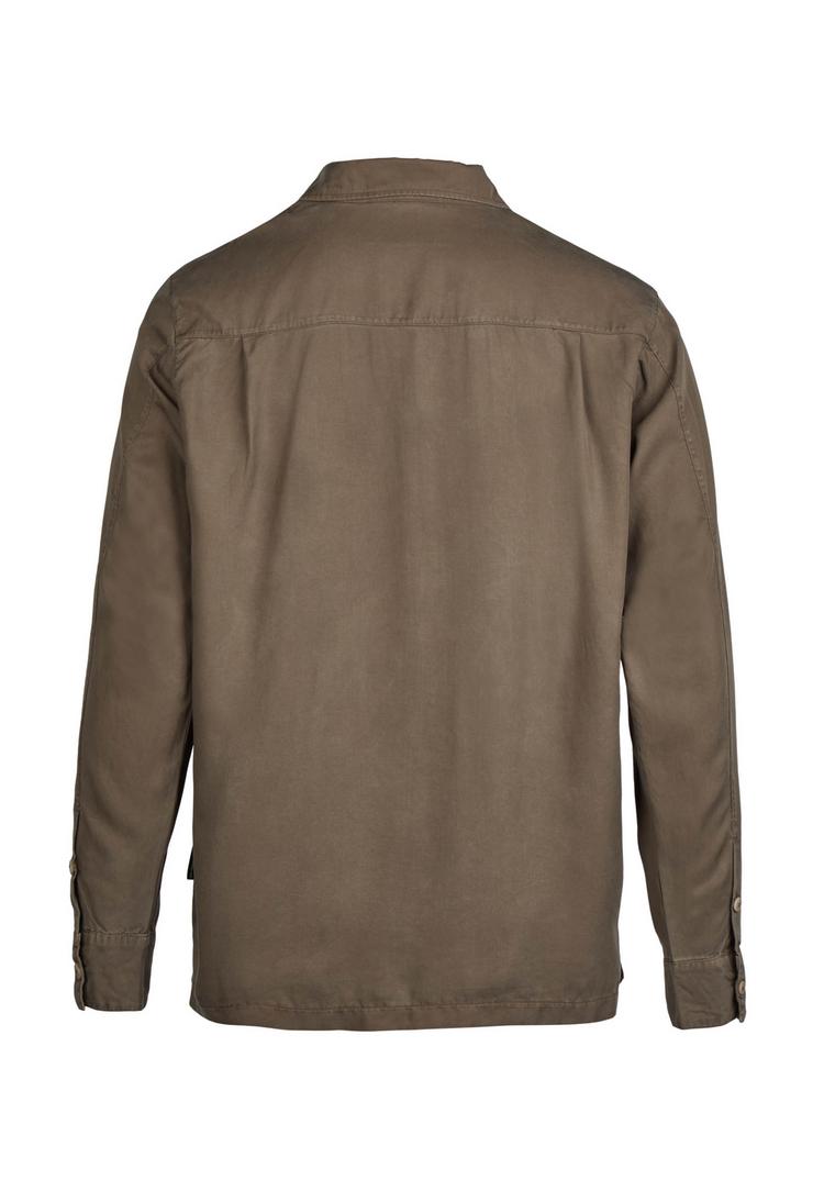 Cleptomanicx Cleptomanicx Easy Langarmhemd Herren - Shitake - 1 | SportScheck