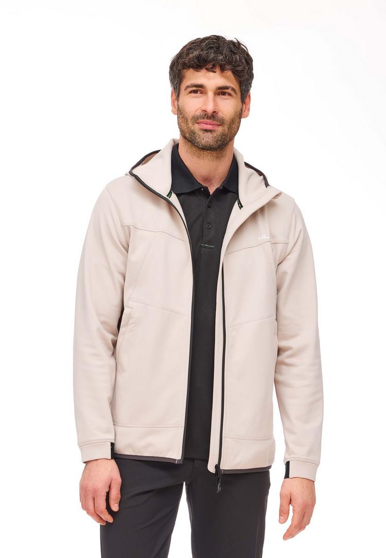 Jeff Green Jeff Green Jonte Fleecejacke Herren - Grey Beige - 0 | SportScheck