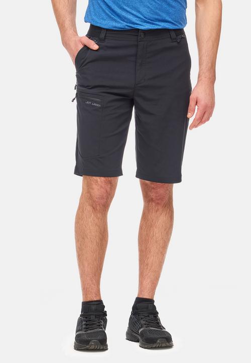 Rückansicht von Jeff Green Amaru Funktionsshorts Herren Black