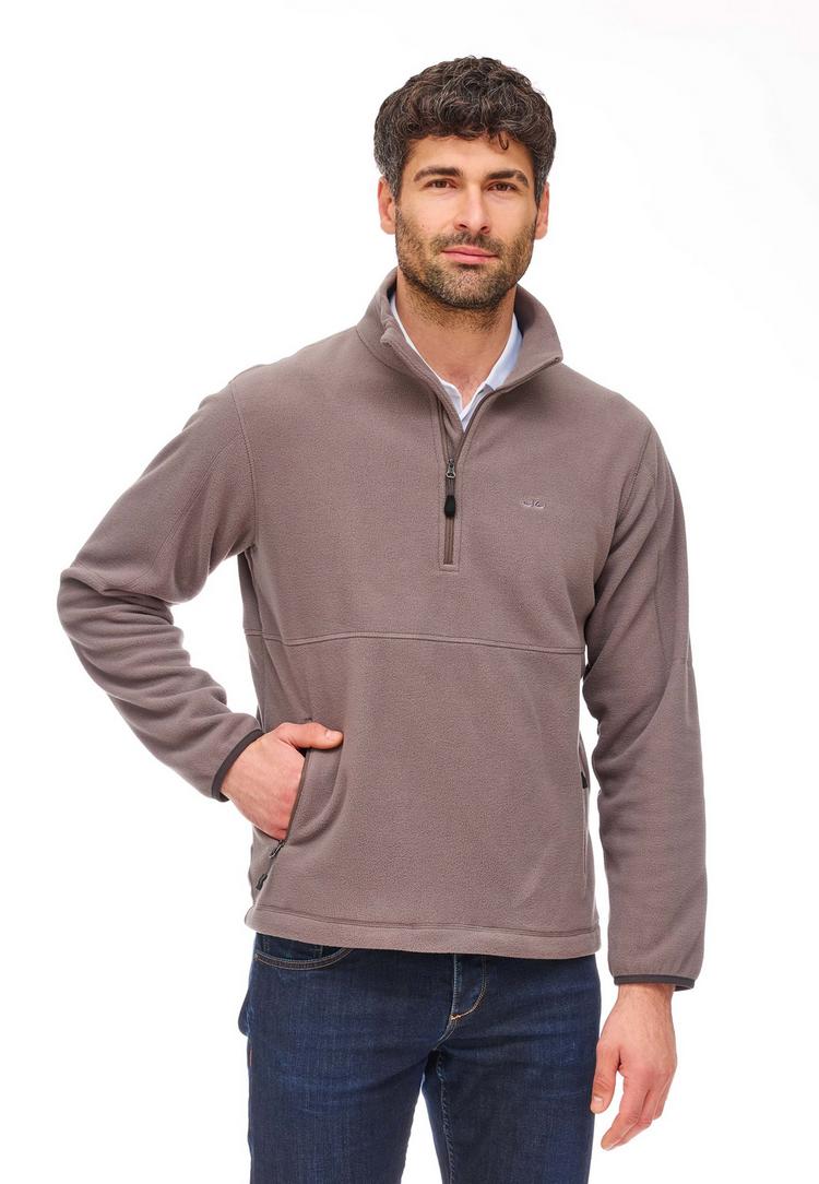 Jeff Green Jeff Green Jona Fleecepullover Herren - Dark Gull Grey - 0 | SportScheck