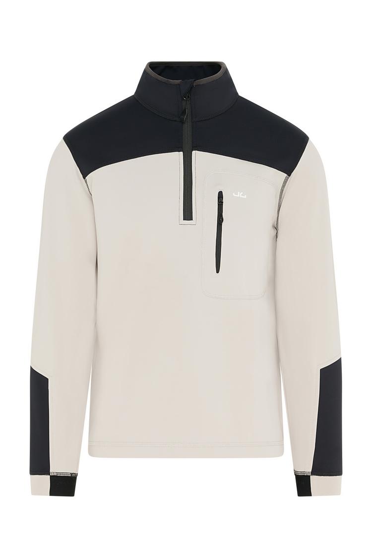 Jeff Green Jeff Green Jenson Fleecepullover Herren - Grey Beige / Black - 0 | SportScheck