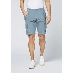 Rückansicht von Chiemsee Bermuda-Shorts Shorts Herren 18-4217 Blue stone
