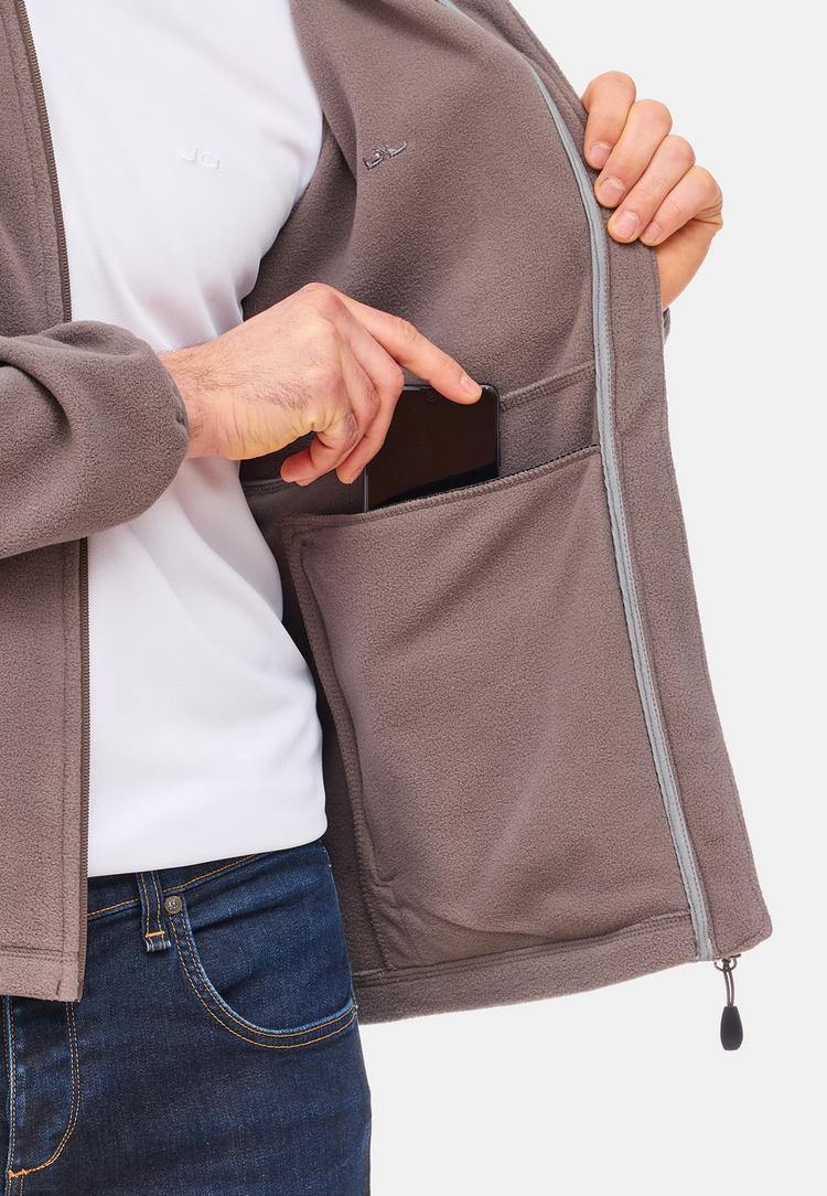 Jeff Green Jeff Green Ivar Fleecejacke Herren - Dark Gull Grey - 3 | SportScheck