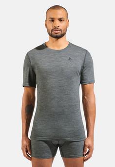 Rückansicht von Odlo Funktionsshirt Herren odlo steel grey melange(10183)
