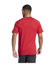 Rückansicht von adidas Tiro 24 T-Shirt Funktionsshirt Herren rotweiss