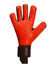 Rückansicht von Uhlsport Supergrip+ HN Maignan #353 TW-Handschuhe Torwarthandschuhe orangeschwarz