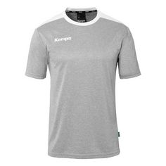 Kempa Emotion 27 T-Shirt dark grau melange/weiß
