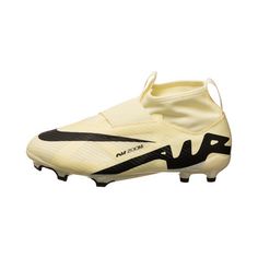 Rückansicht von Nike Zoom Superfly 9 Fußballschuhe Kinder gelb / schwarz