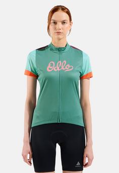 Rückansicht von Odlo Fahrradtrikot Damen arctic(40259)