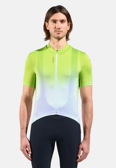 Rückansicht von Odlo Fahrradtrikot Herren sharp green(48800)