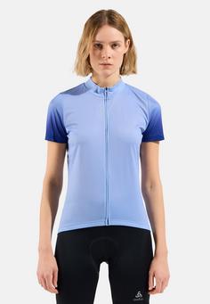 Rückansicht von Odlo Fahrradtrikot Damen Blue heron(21073)