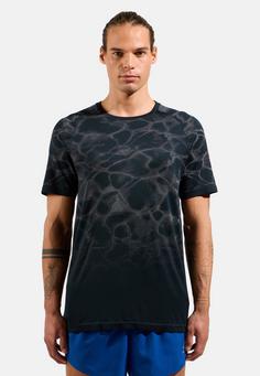 Rückansicht von Odlo Laufshirt Herren black(15000)
