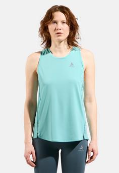Rückansicht von Odlo Funktionstop Damen Aqua Haze(21074)