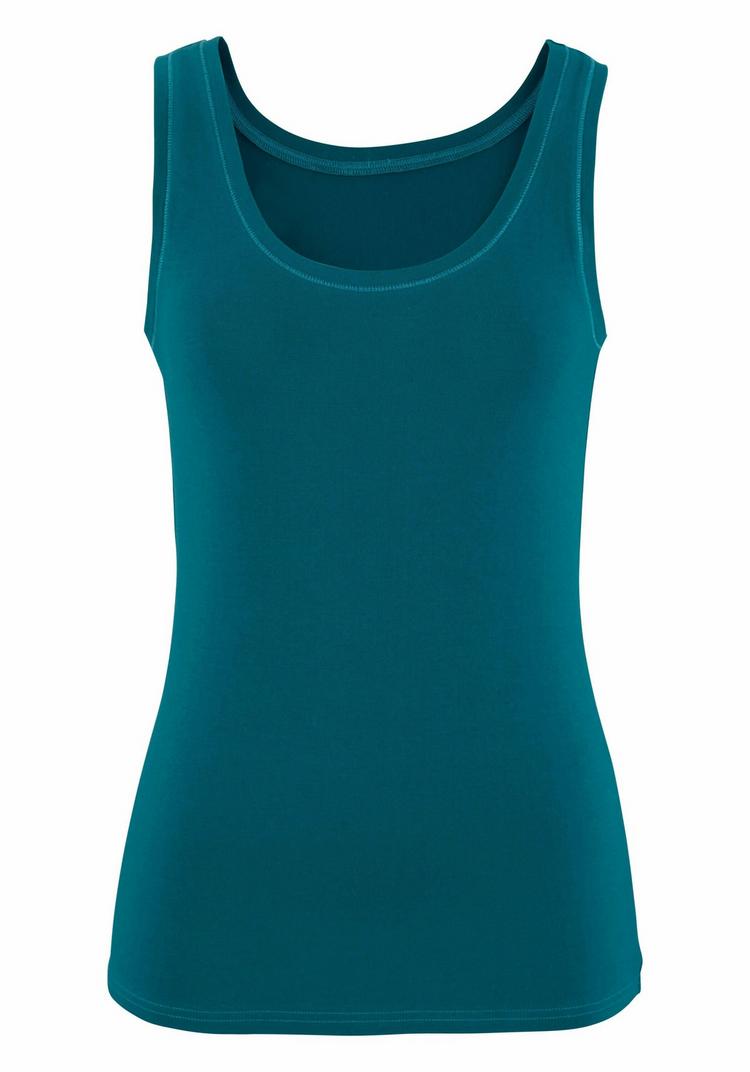 Vivance Vivance Tanktop Tanktop Damen - petrol - schwarz - 1 | SportScheck