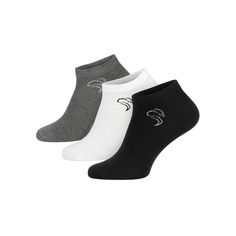 Black Snake 3 Pack Sneaker Socken Smooth Style Sneakersocken Schwarz Grau Weiß