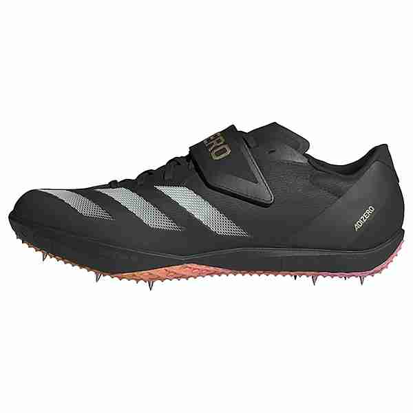 adidas Adizero HJ Leichtathletikschuh Laufschuhe Core Black / Zero Metalic / Spark