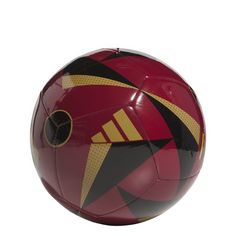adidas Fusssballliebe Belgien Club Ball Fußball Team Colleg Burgundy / Black / Khaki / Pantone